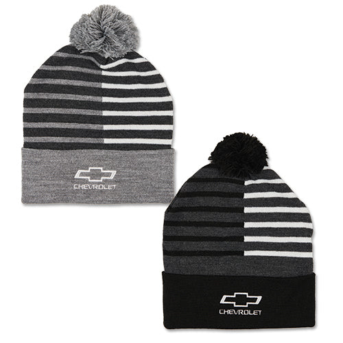 chevrolet-bowtie-half-color-beanie-stocking-cap