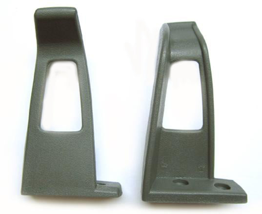 1978-1987 Chevrolet El Camino Seat Belt Guides - Gray - CA