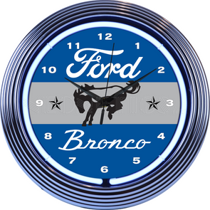 ford-bronco-neon-clock