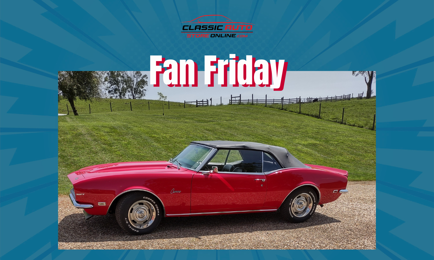 Fan Friday: Diane's Red Camaro