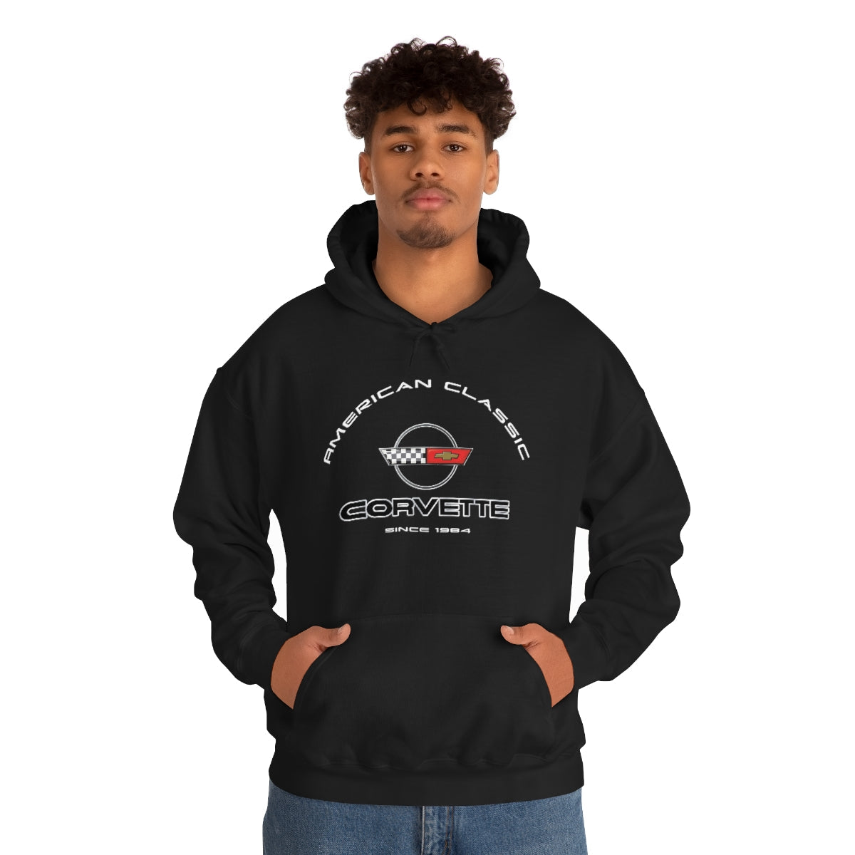 C4 Corvette Heavy Blend Hooded Sweatshirt