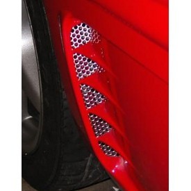 C4 Corvette Side Vents, Perforated, 2Pc, 1995-1996 - [Corvette Store Online]