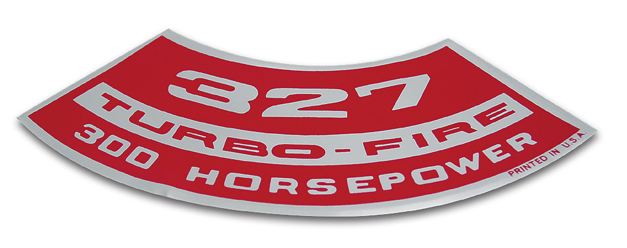 1967-1968 Corvette Decal. Air Cleaner 327/300 - CA-0298-Corvette-Store-Online