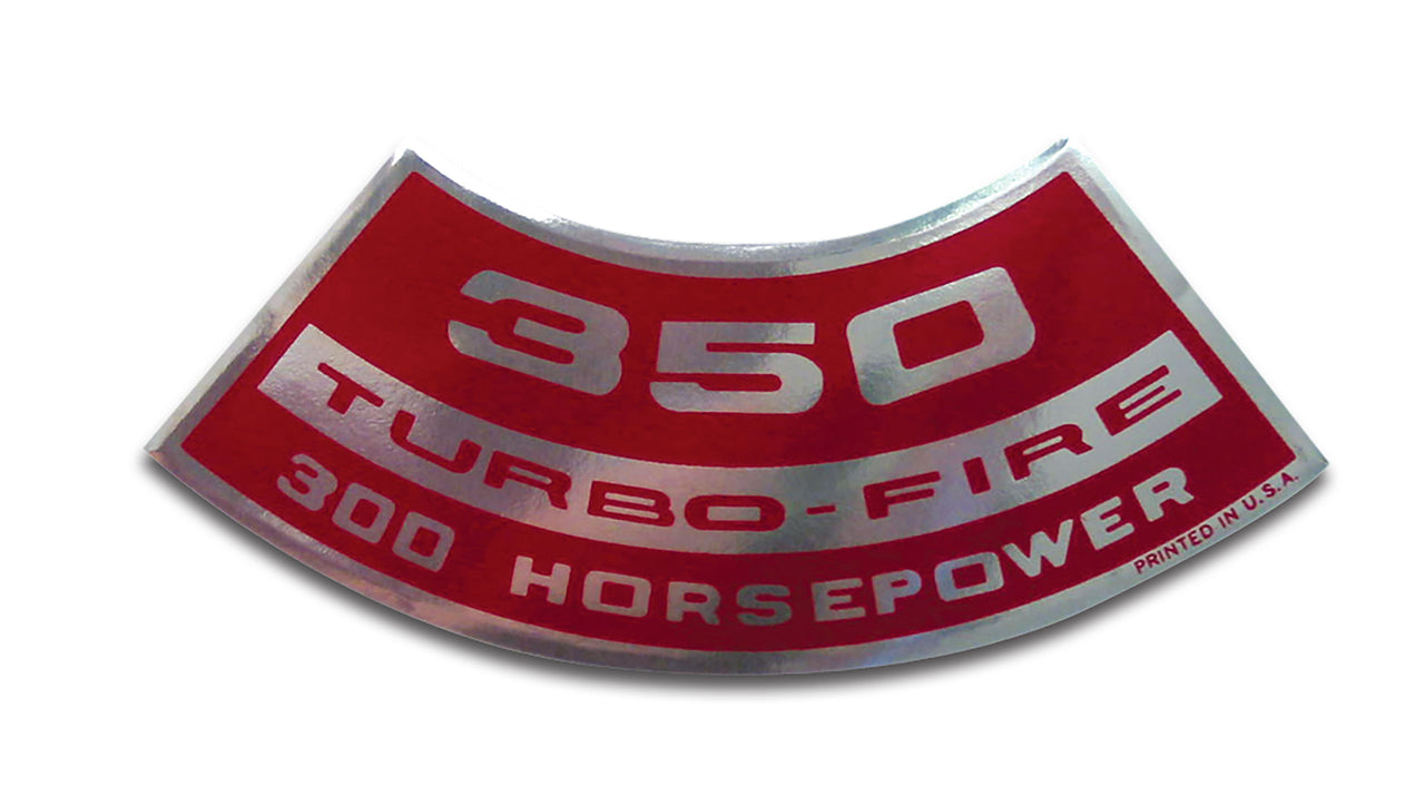 1969-1970 Corvette Decal. Air Cleaner 350/300 - CA-0300-Corvette-Store-Online