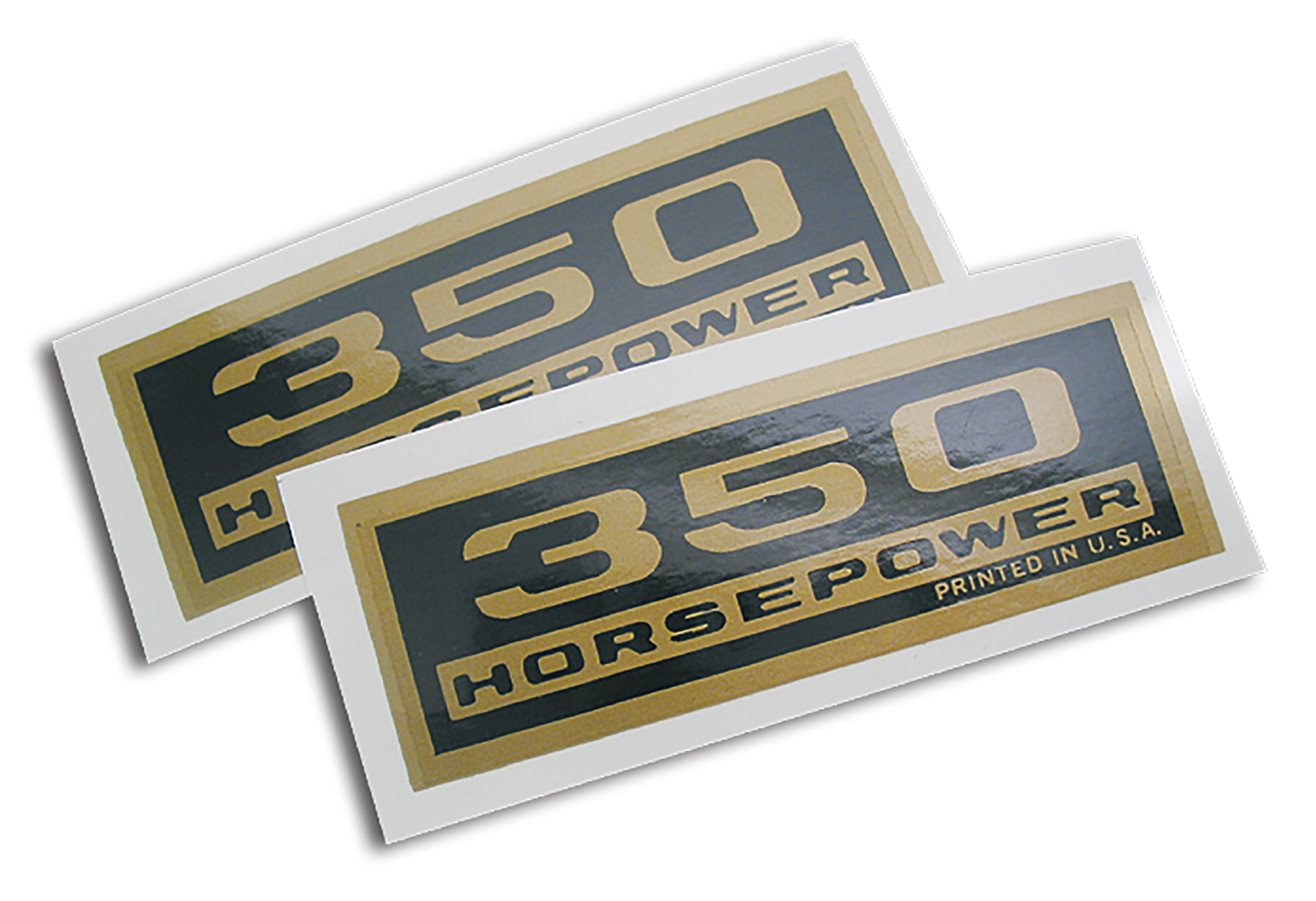 1965-1966 Corvette Decals. Valve Cover 350 Horsepower - CA-0391-Corvette-Store-Online