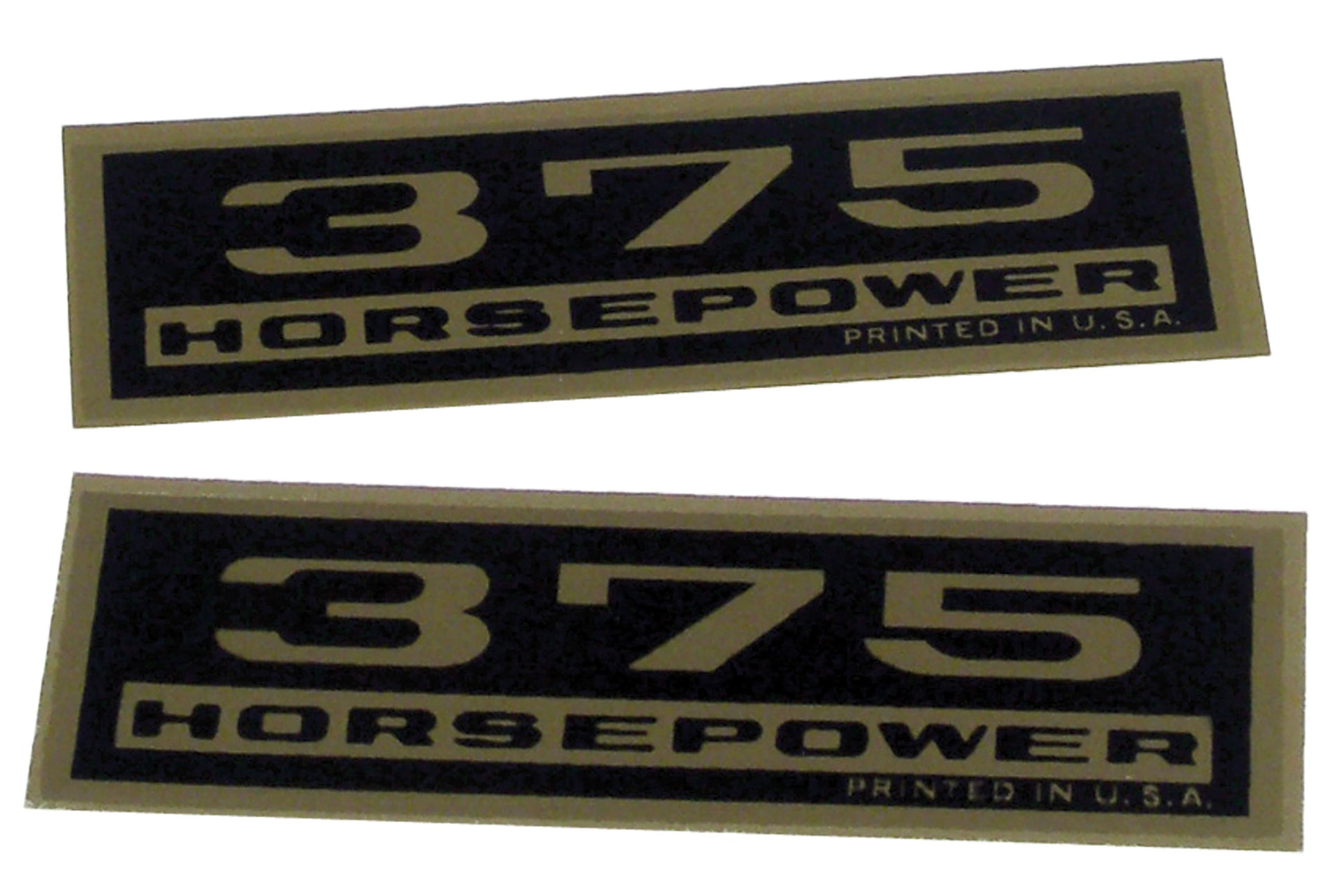 1964-1965 Corvette Decals. Valve Cover 375 Horsepower - CA-0393-Corvette-Store-Online