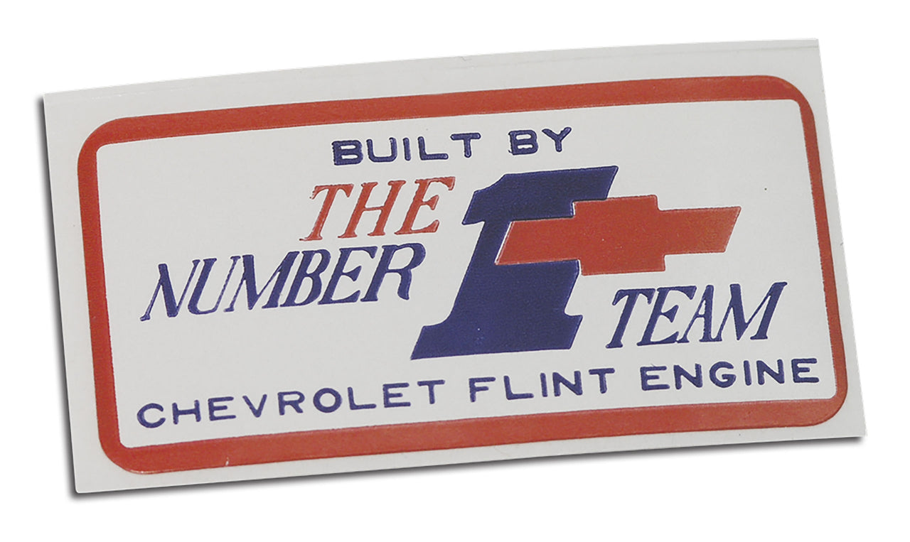 1967-1967 Corvette Valve Cover Decal - Flint #1 - CA-0397-Corvette-Store-Online