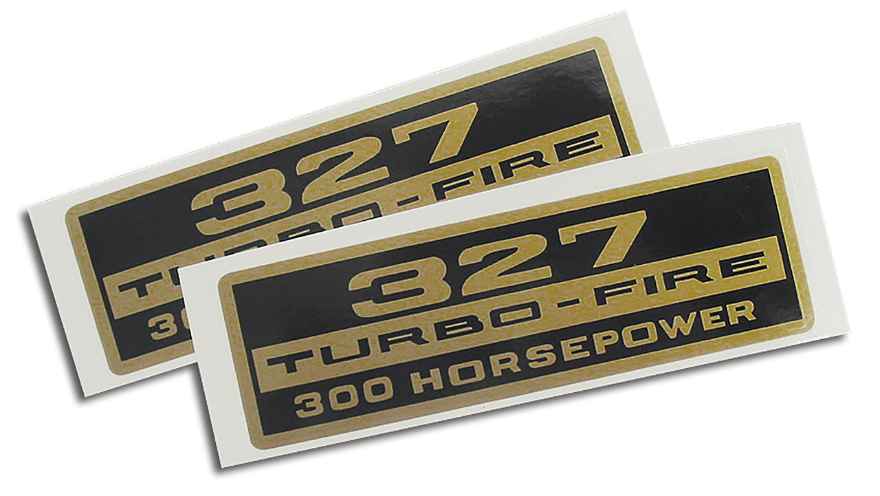 1966-1966 Corvette Decals. Valve Cover 300 Horsepower - CA-0398-Corvette-Store-Online