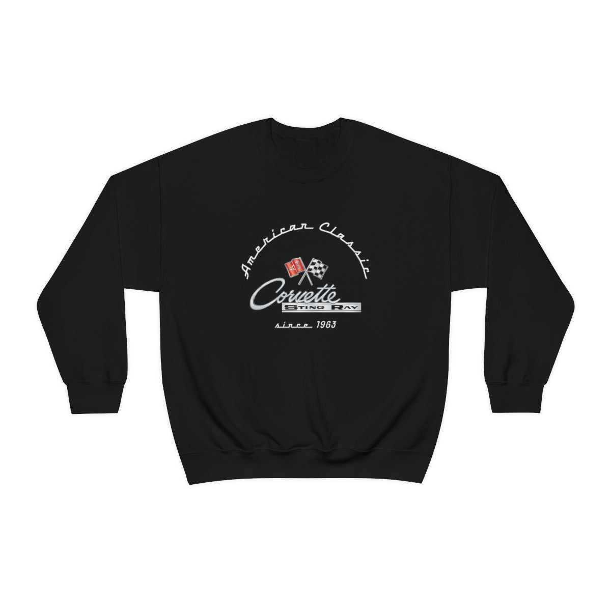 C2 Corvette Stingray Crew Neck Long Sleeve Heavy Duty Sweatshirt