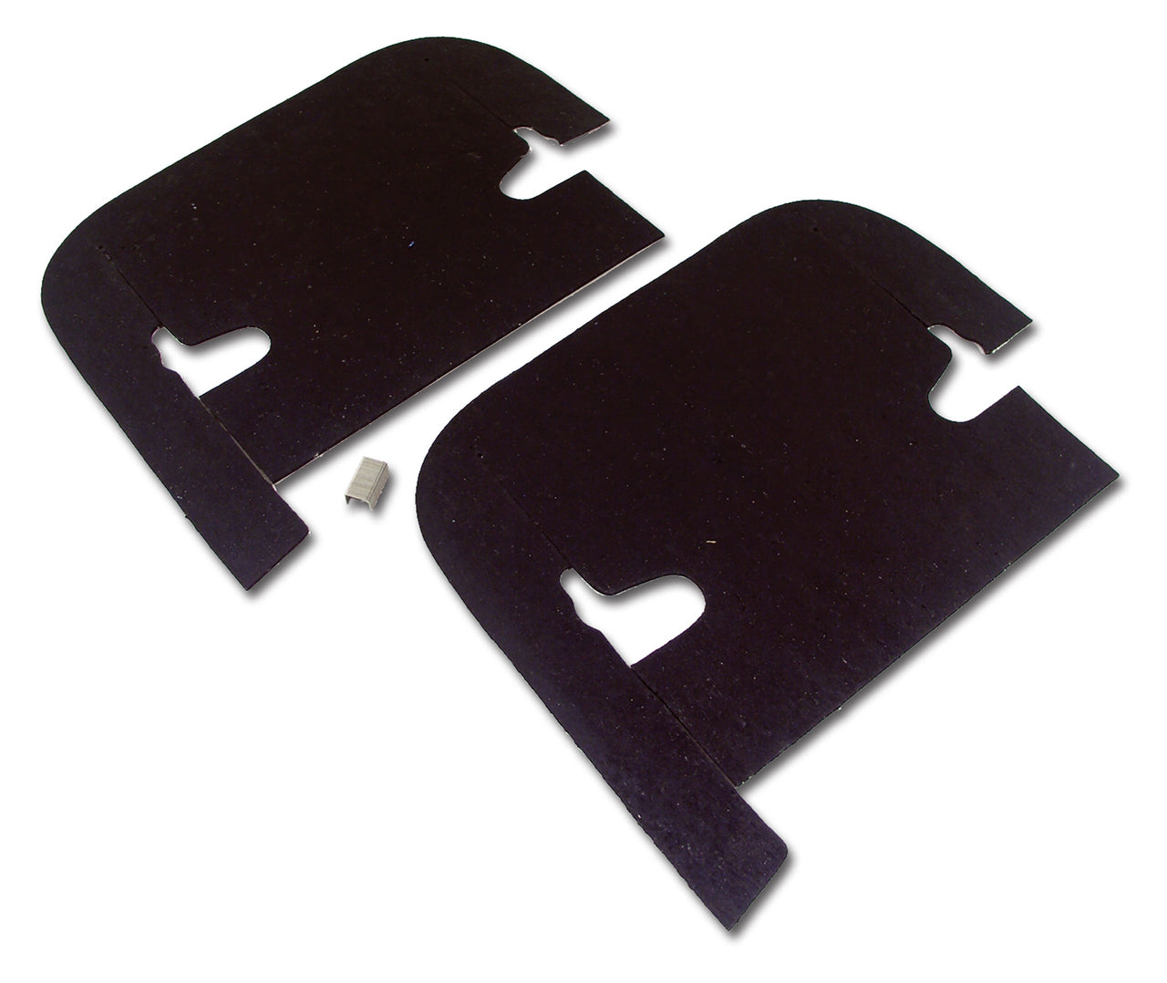 1967 Corvette A-Arm Dust Covers W/Stainless Steel Staples - CA