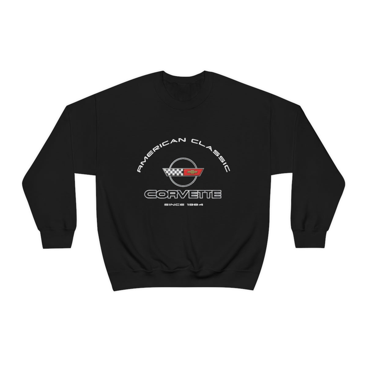 C4 Corvette Crew Neck Long Sleeve Heavy Duty Sweatshirt