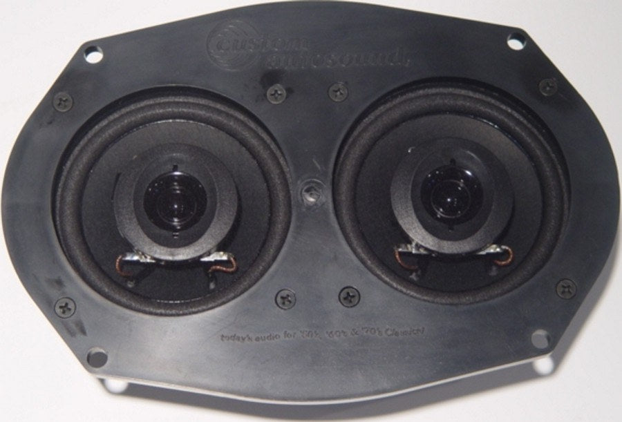 Custom Autosound 1006 dual dash speaker assembly