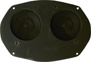 Dual dash speaker assembly with Kenwood speakers, Custom Autosound KNW-1007