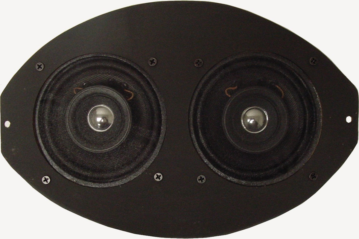 Custom Autosound 1012 dual dash speaker assembly