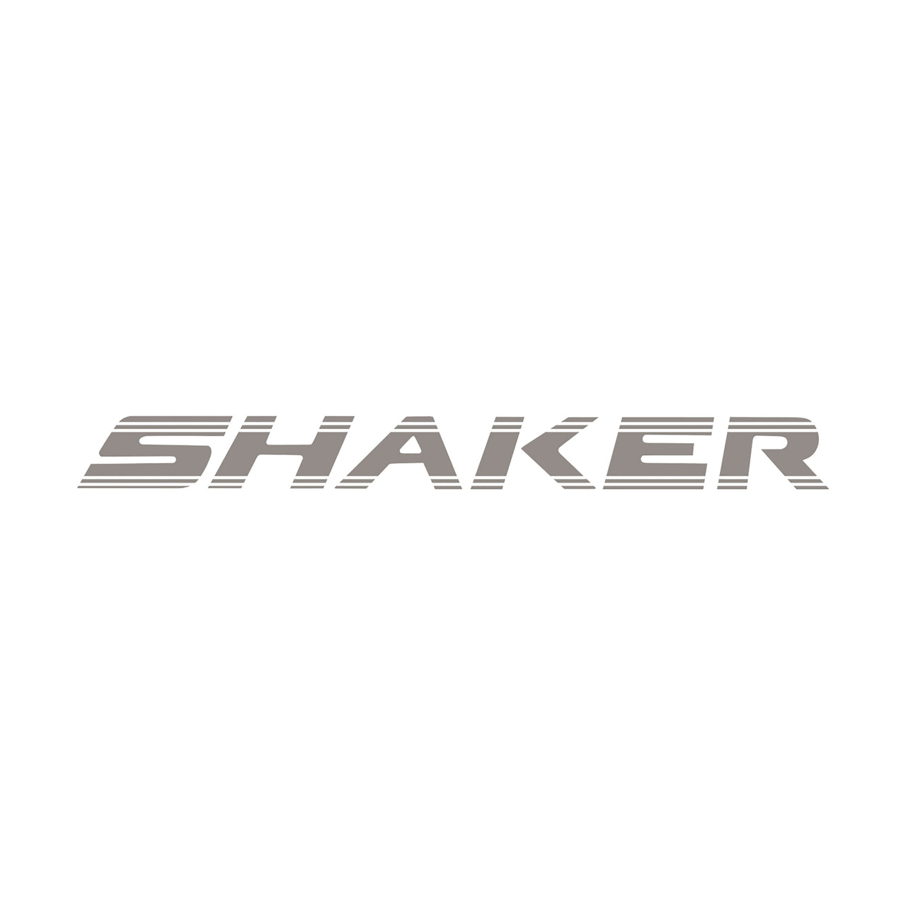 2008 2018 Dodge Challenger Underhood SHAKER Script Decal - Gloss Silver  - CA