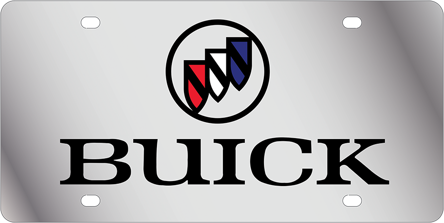 Buick Stainless Steel License Plate