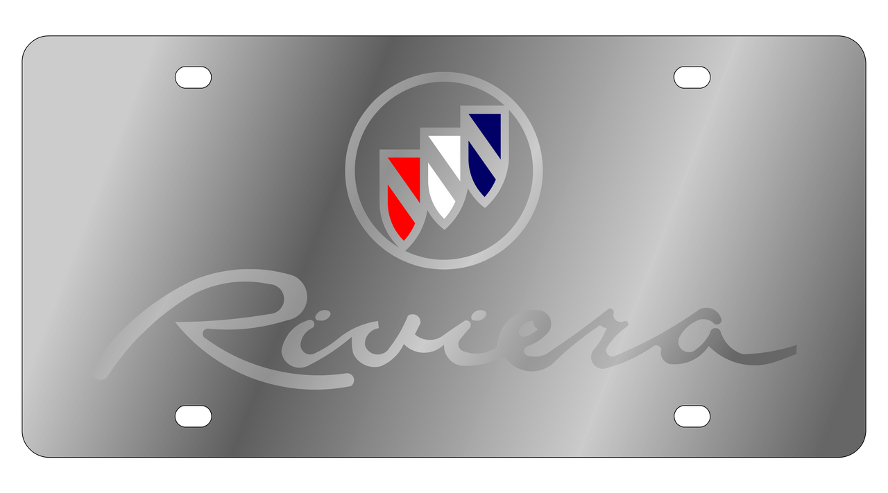 Buick Riviera Stainless Steel License Plate