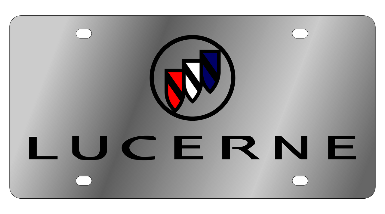 Buick Lucerne Stainless Steel License Plate