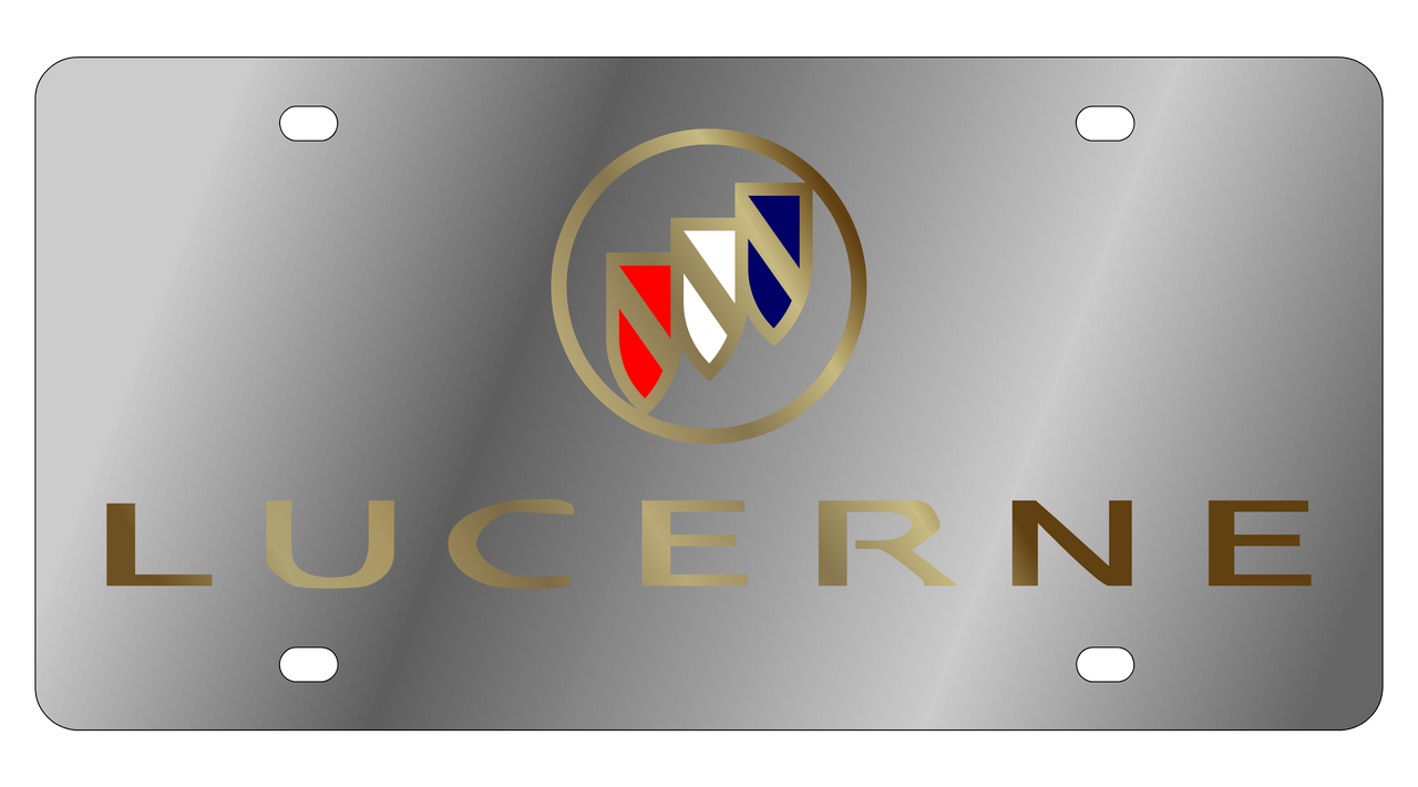 Buick Lucerne Stainless Steel License Plate