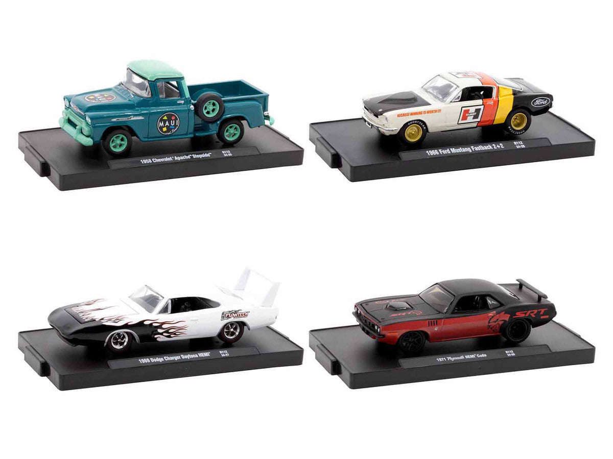 "Auto-Drivers" Set of 4 pieces in Blister Packs Release 112 Limited Edition 1/64 Diecast Model Cars