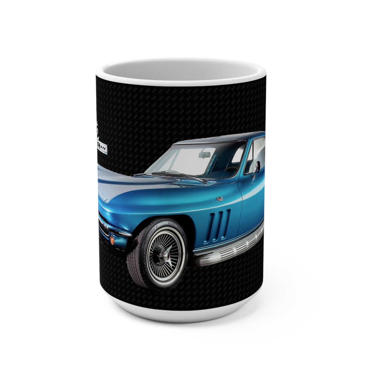 C2  Coffee Mug, Red 15.oz Coffee Mug, Car Enthusiast Gift, Automotive Collector's Drinkware, Car Lover's Present