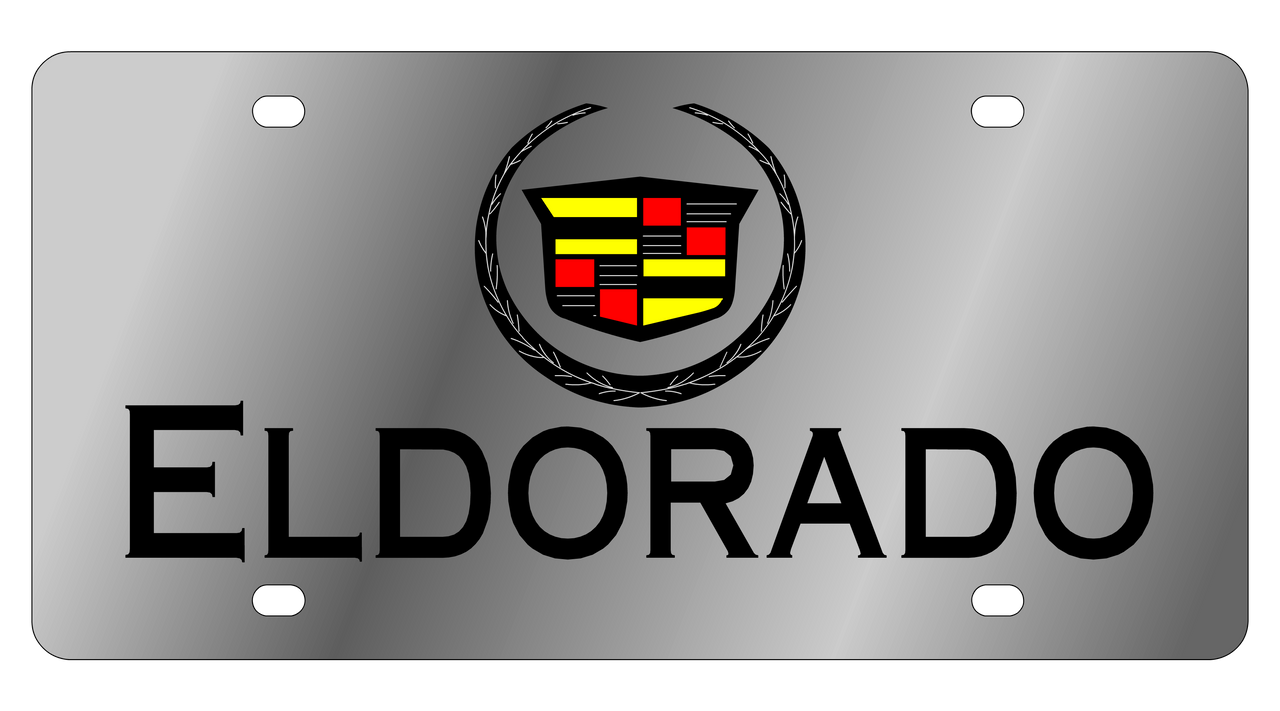 Cadillac ElDorado Stainless Steel License Plate