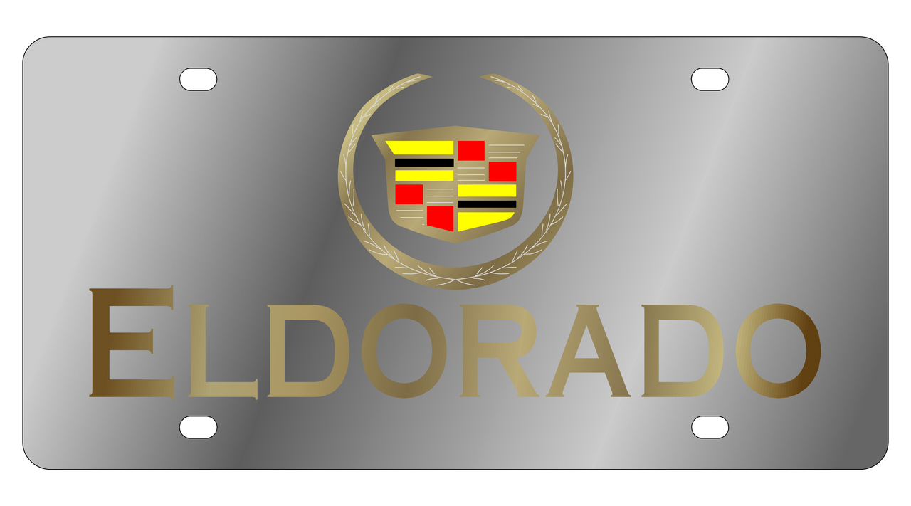 Cadillac ElDorado Stainless Steel License Plate