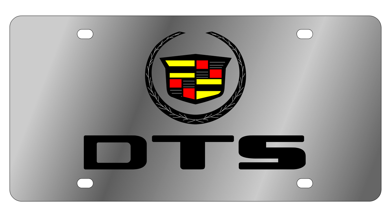 Cadillac DTS Stainless Steel License Plate