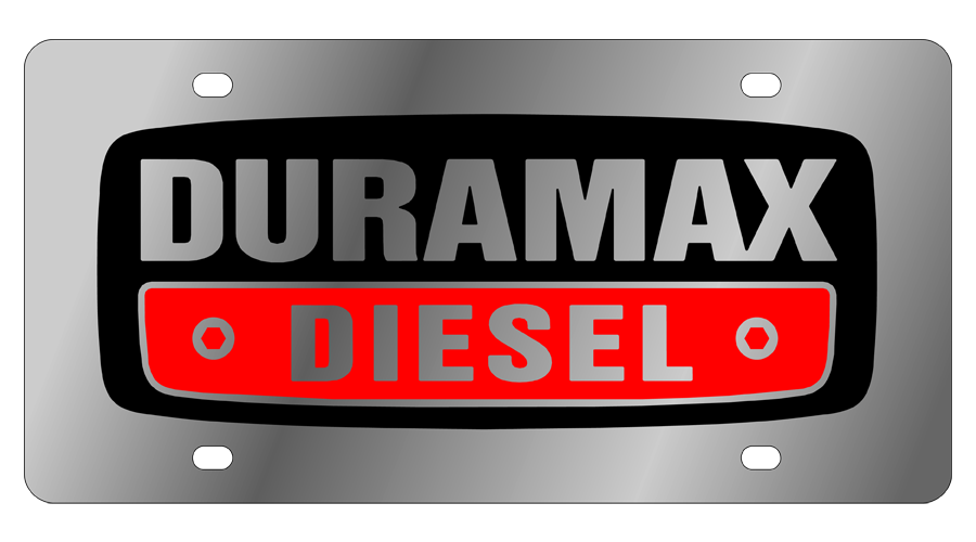 Duramax Diesel Stainless Steel License Plate