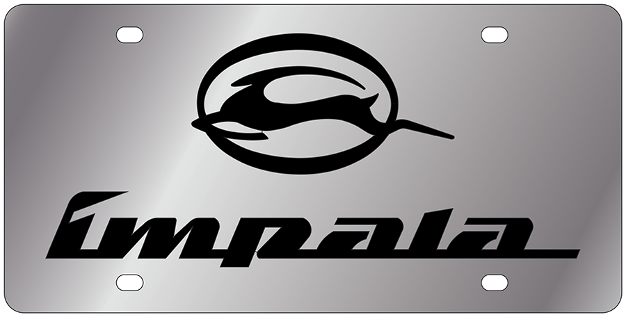 Chevrolet Impala Stainless Steel License Plate