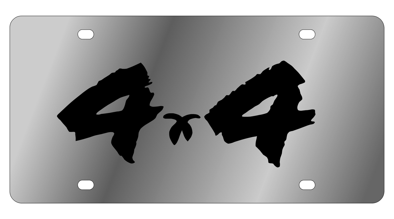 Mopar 4X4 Stainless Steel License Plate