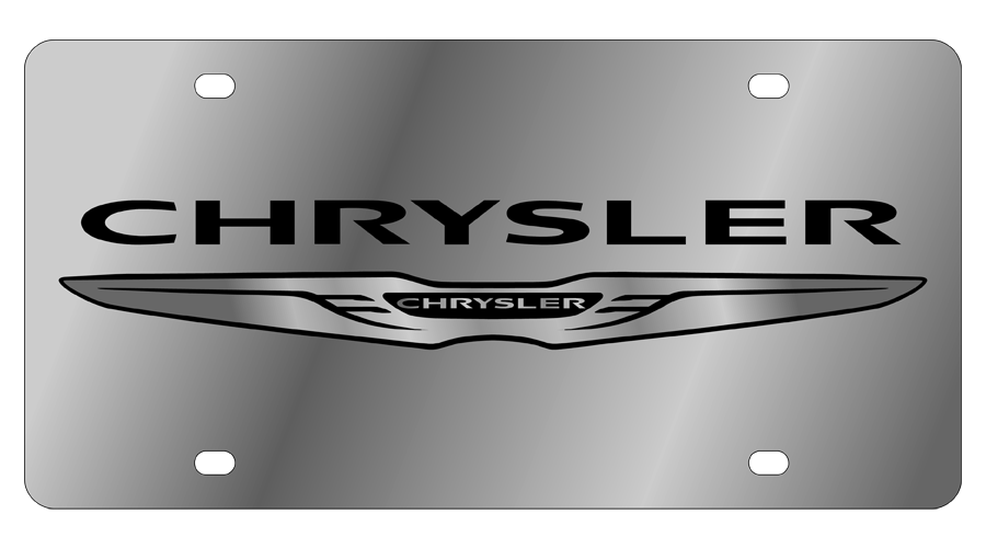 Chrysler Stainless Steel License Plate