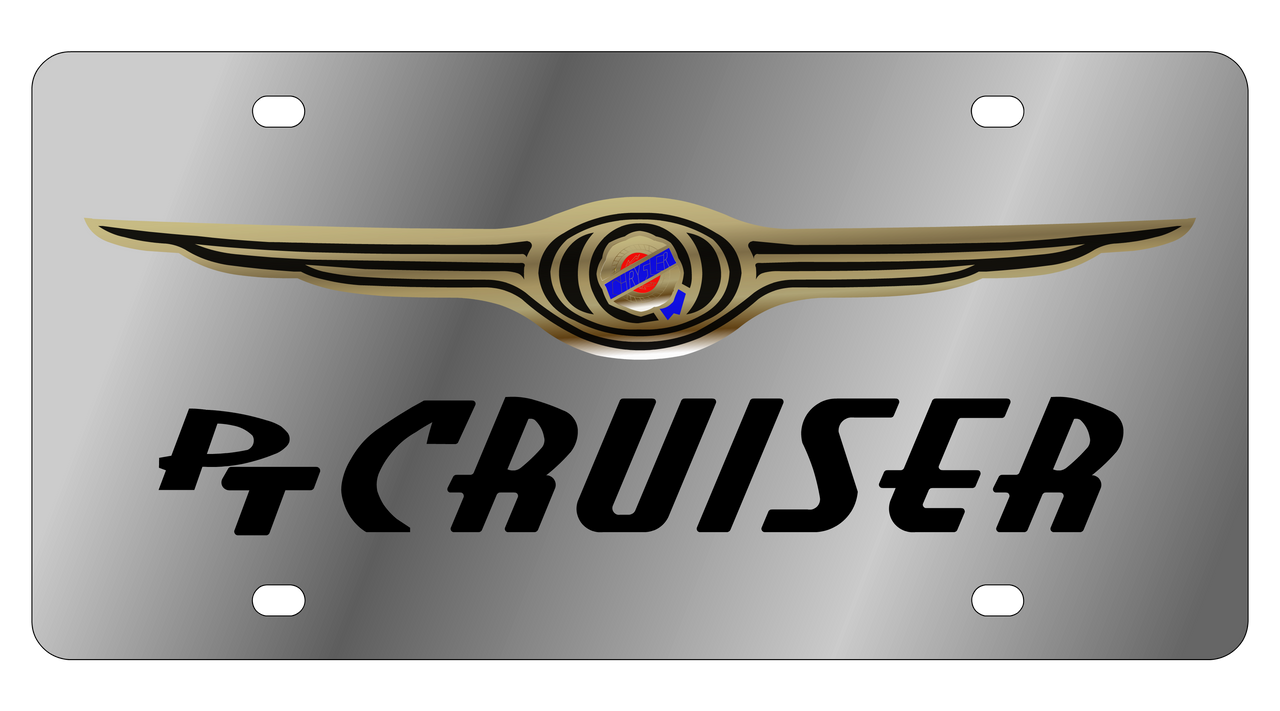 Chrysler PT Cruiser Stainless Steel License Plate