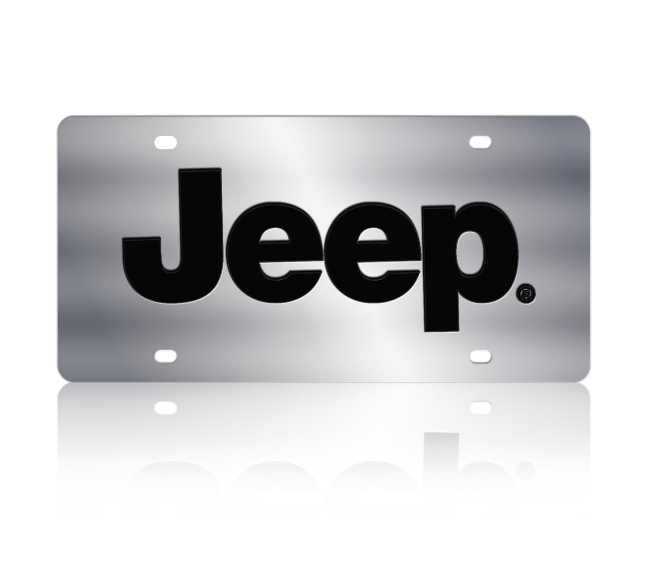 Jeep Stainless Steel License Plate