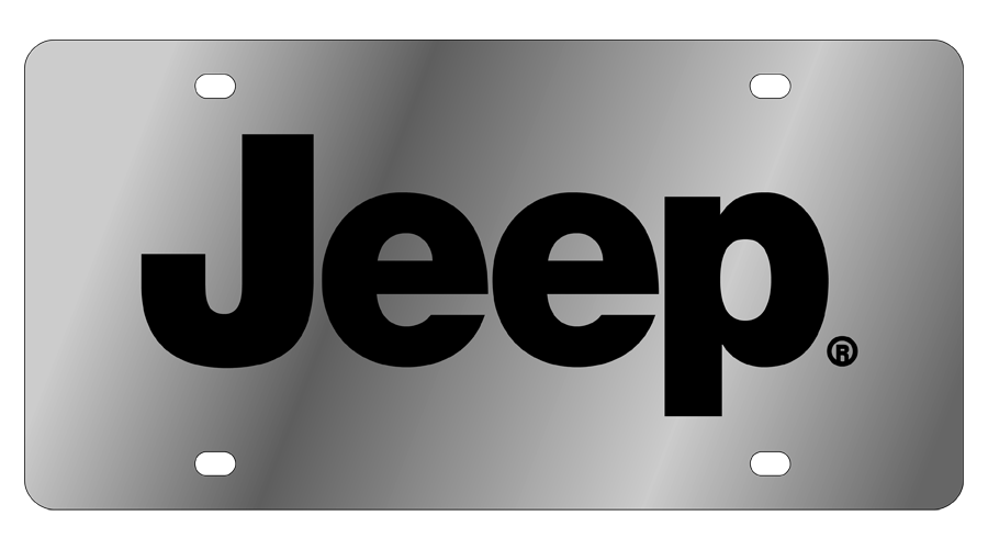 Jeep Stainless Steel License Plate