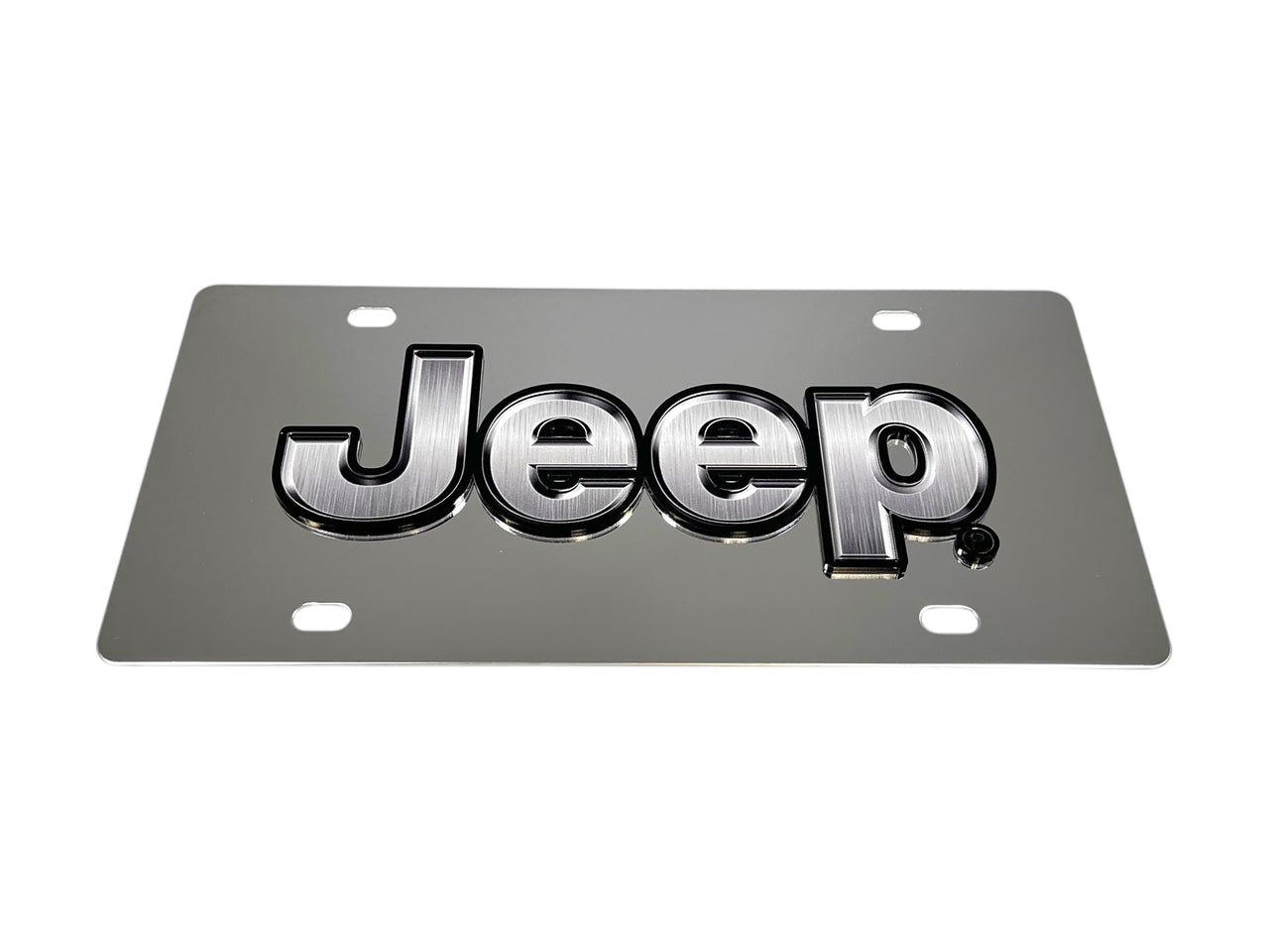 Jeep Stainless Steel License Plate