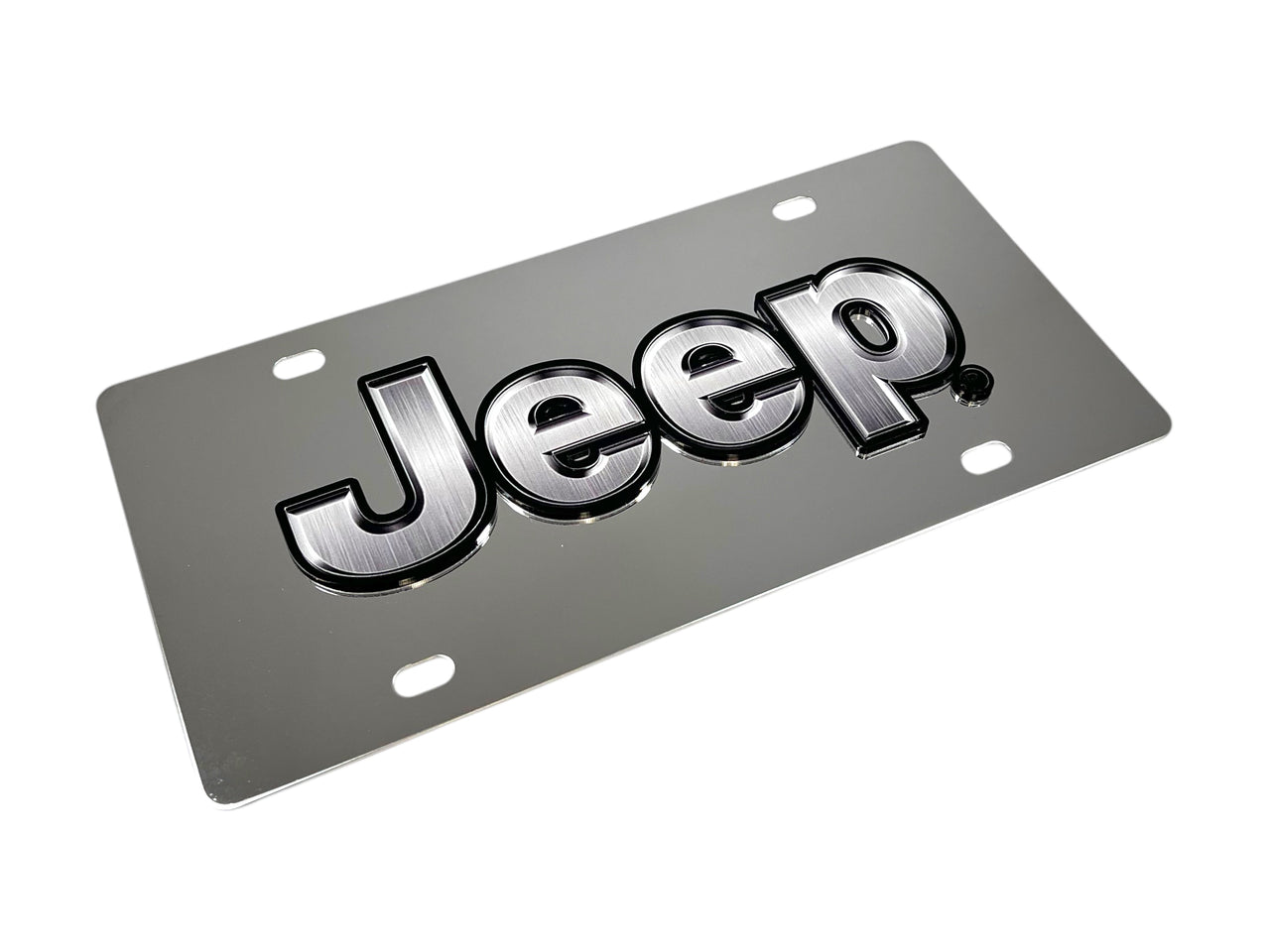 Jeep Stainless Steel License Plate