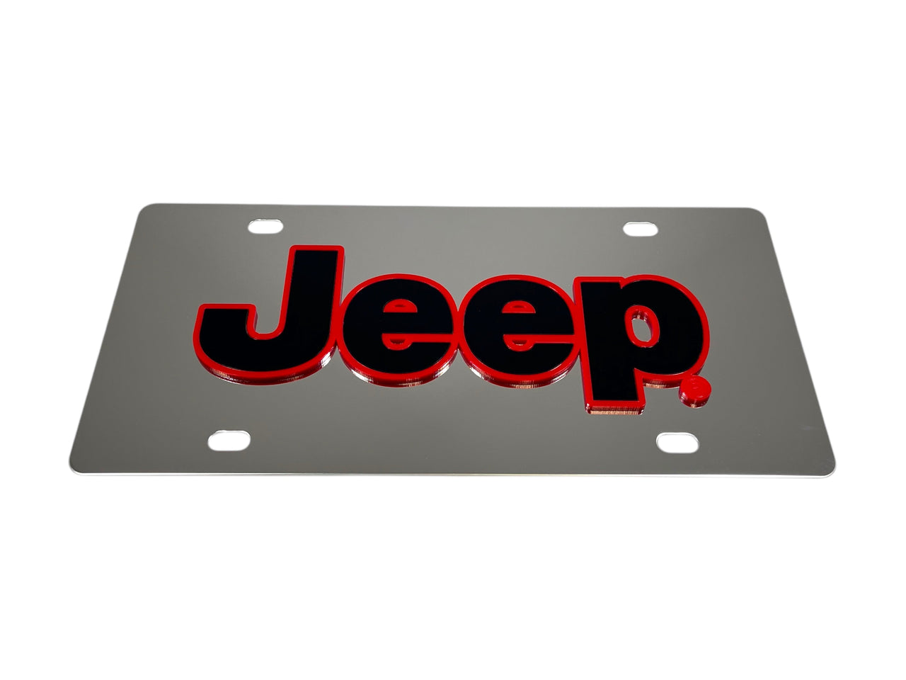 Jeep Stainless Steel License Plate