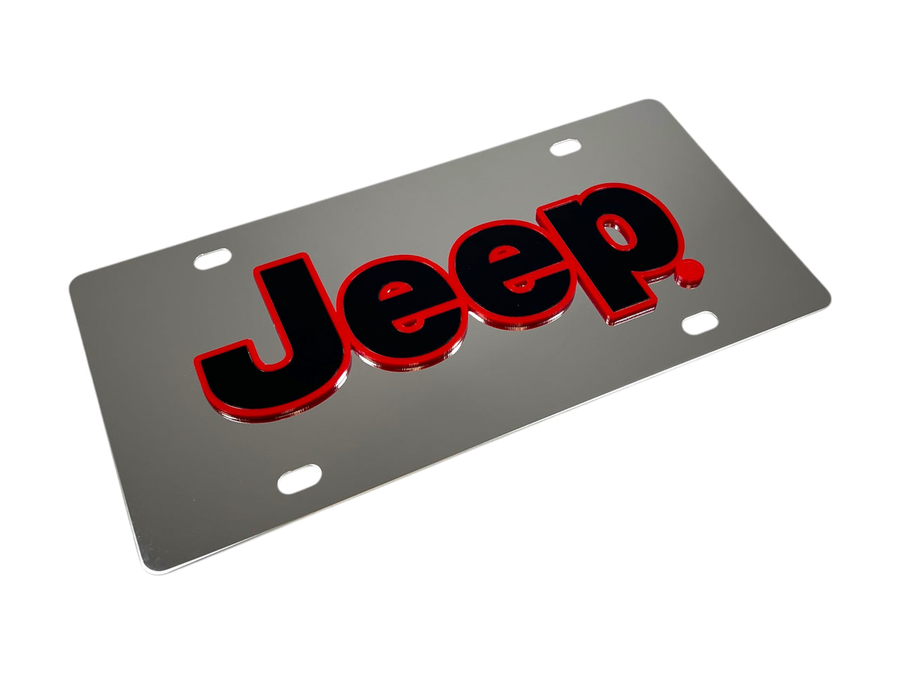 Jeep Stainless Steel License Plate