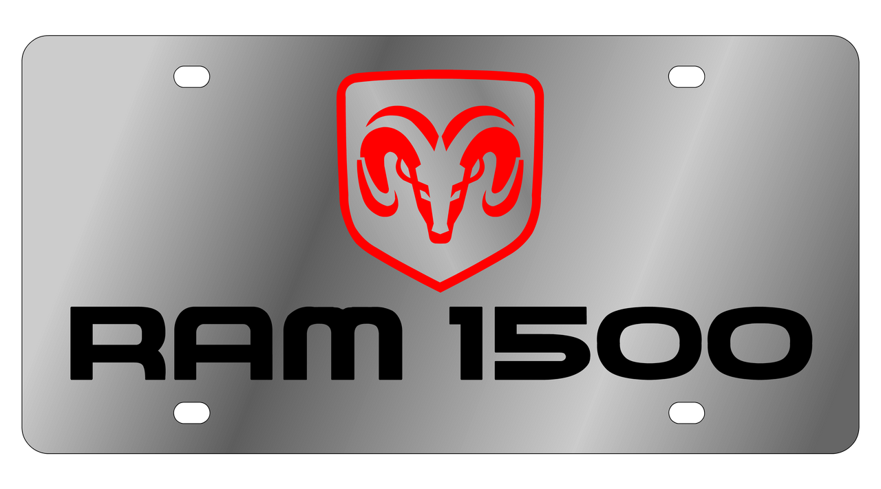 Ram 1500 Stainless Steel License Plate