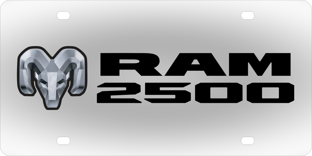 Ram 2500 Stainless Steel License Plate