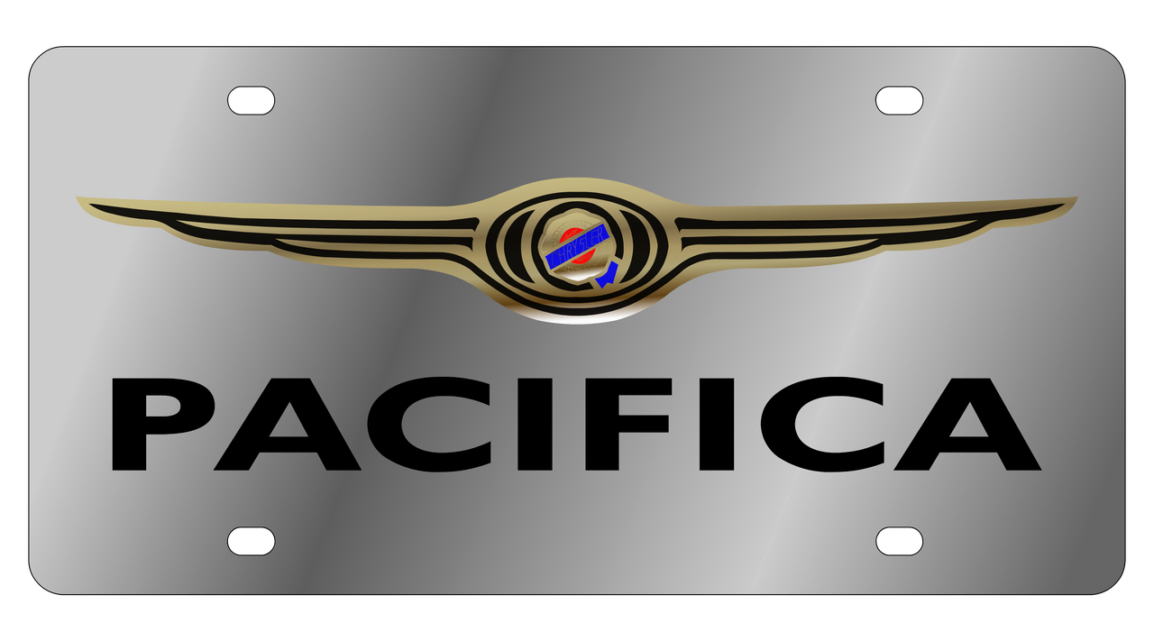 Chrysler Pacifica Stainless Steel License Plate