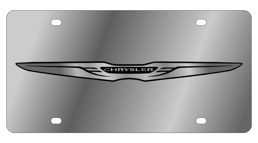 Chrysler Stainless Steel License Plate