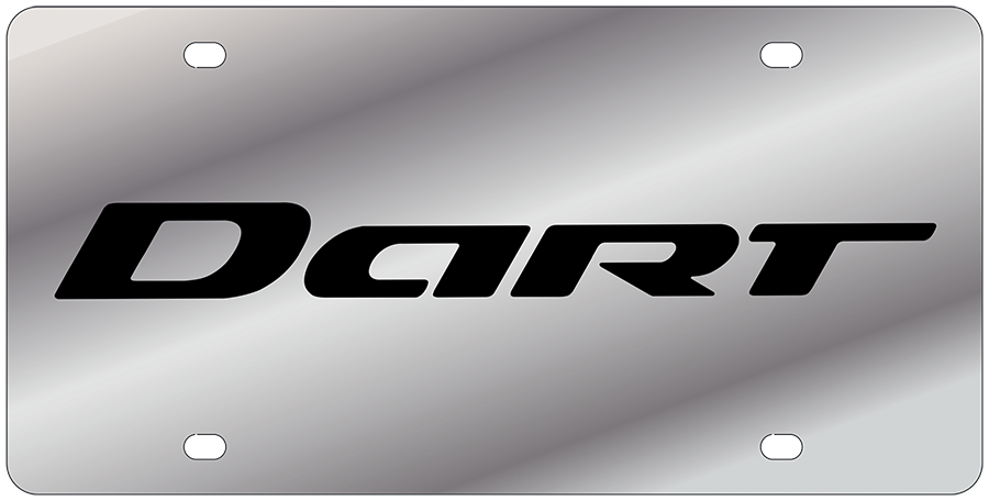 Dodge Dart Stainless Steel License Plate