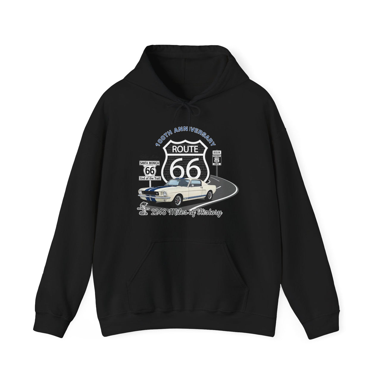 Shelby GT350 Route 66 100th Anniversary Hooded Sweatshirt
