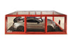 CarCapsule Scorcher Series Showcase Red Classic Car Cover