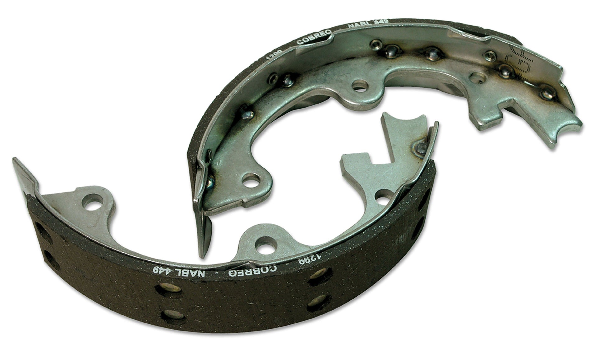 Park-Brake-Shoes-4-Piece-Set---Stainless-Steel-1701-Corvette-Store-Online