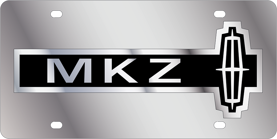 Lincoln MKZ Stainless Steel License Plate