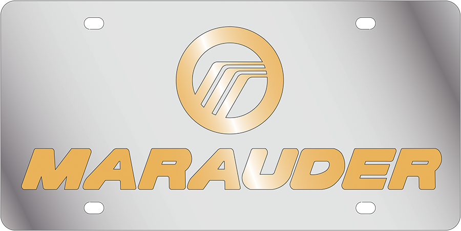 Mercury Marauder Stainless Steel License Plate