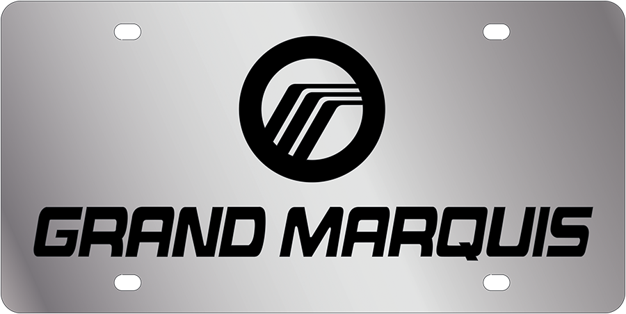 Mercury Grand Marquis Stainless Steel License Plate